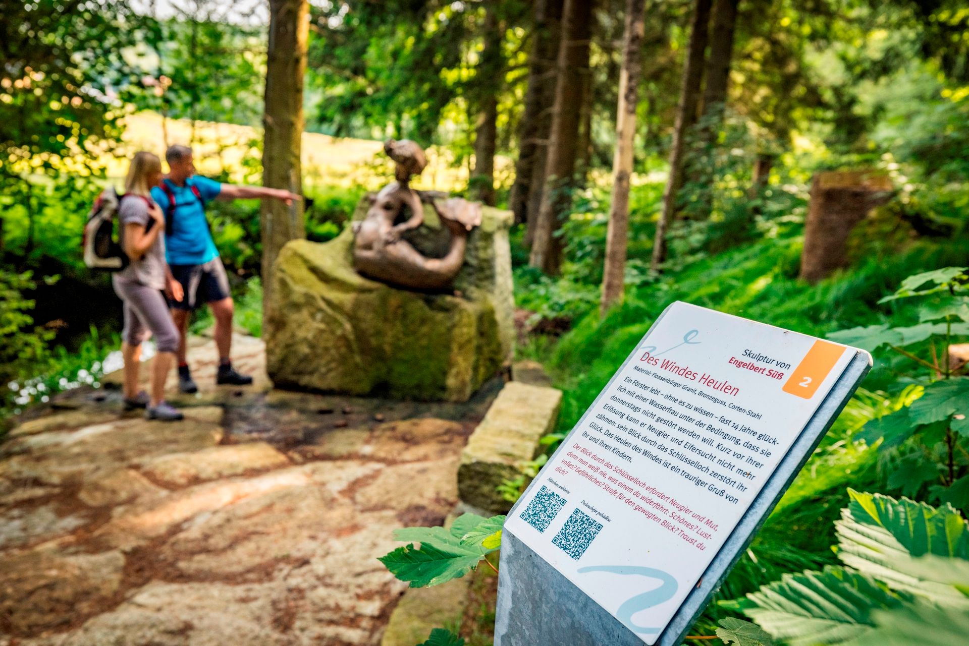 Figur auf dem Sagenweg