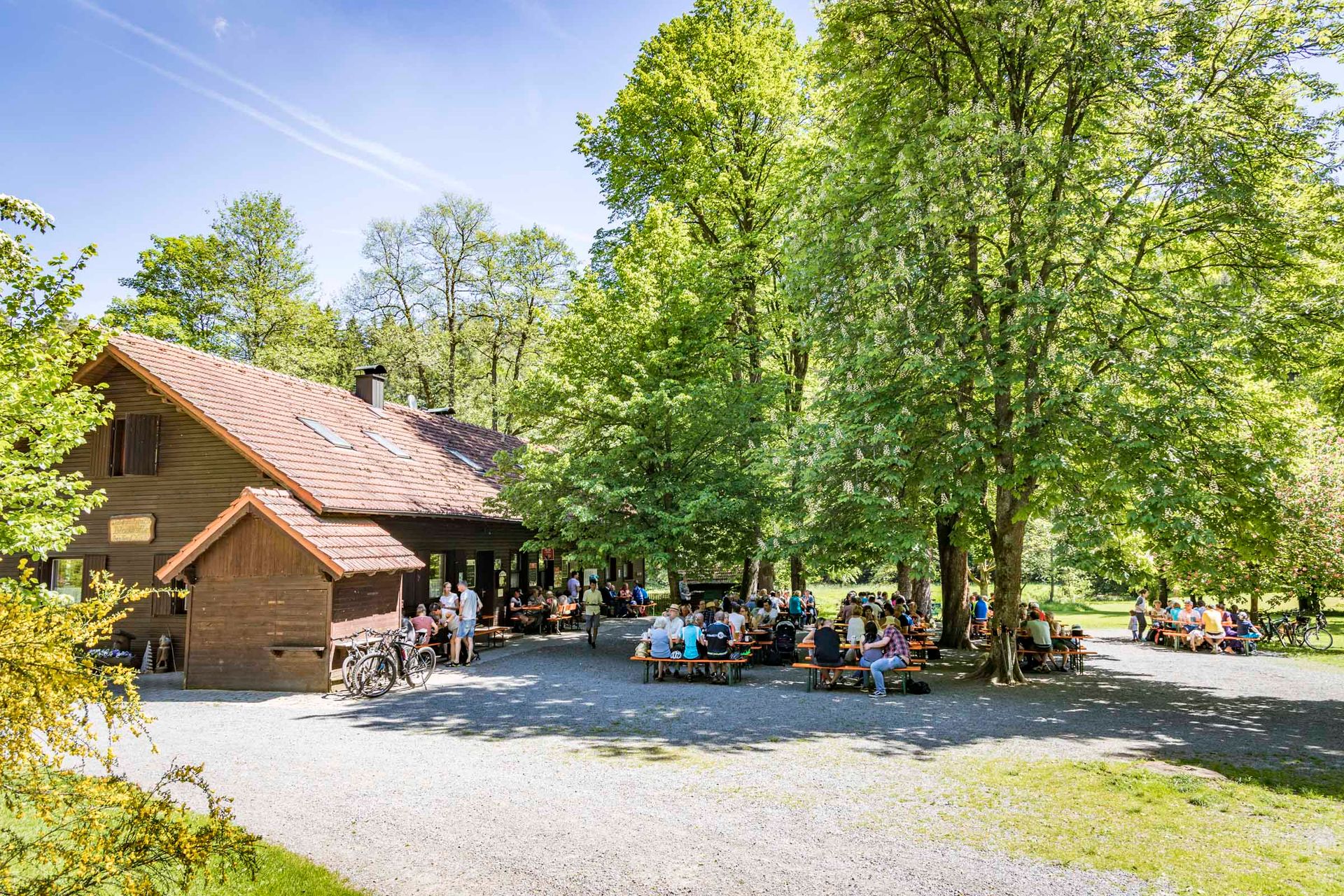 Blockhütte im Waldnaabtal