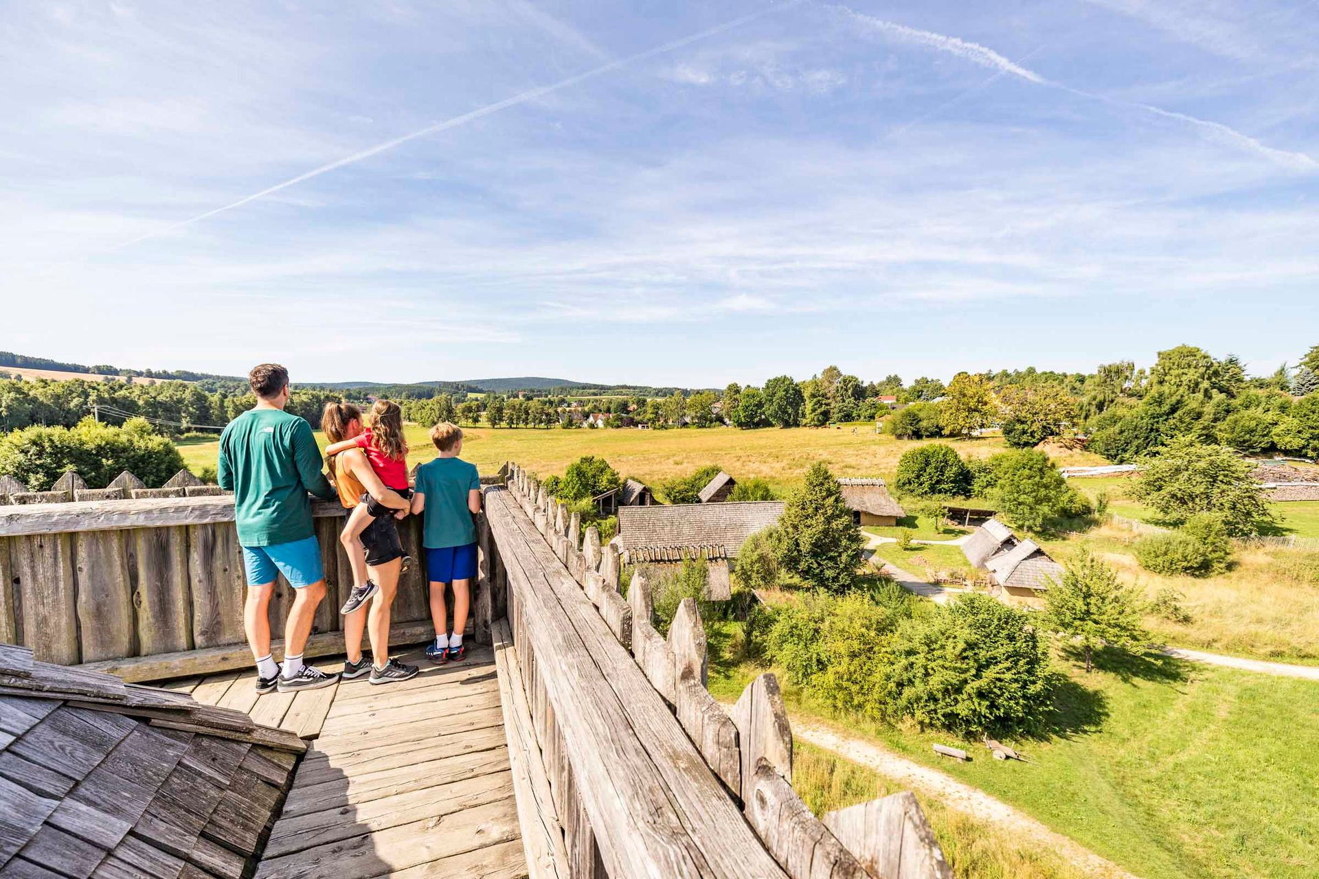 Aussicht vom Geschichtspark Bärnau-Tachov