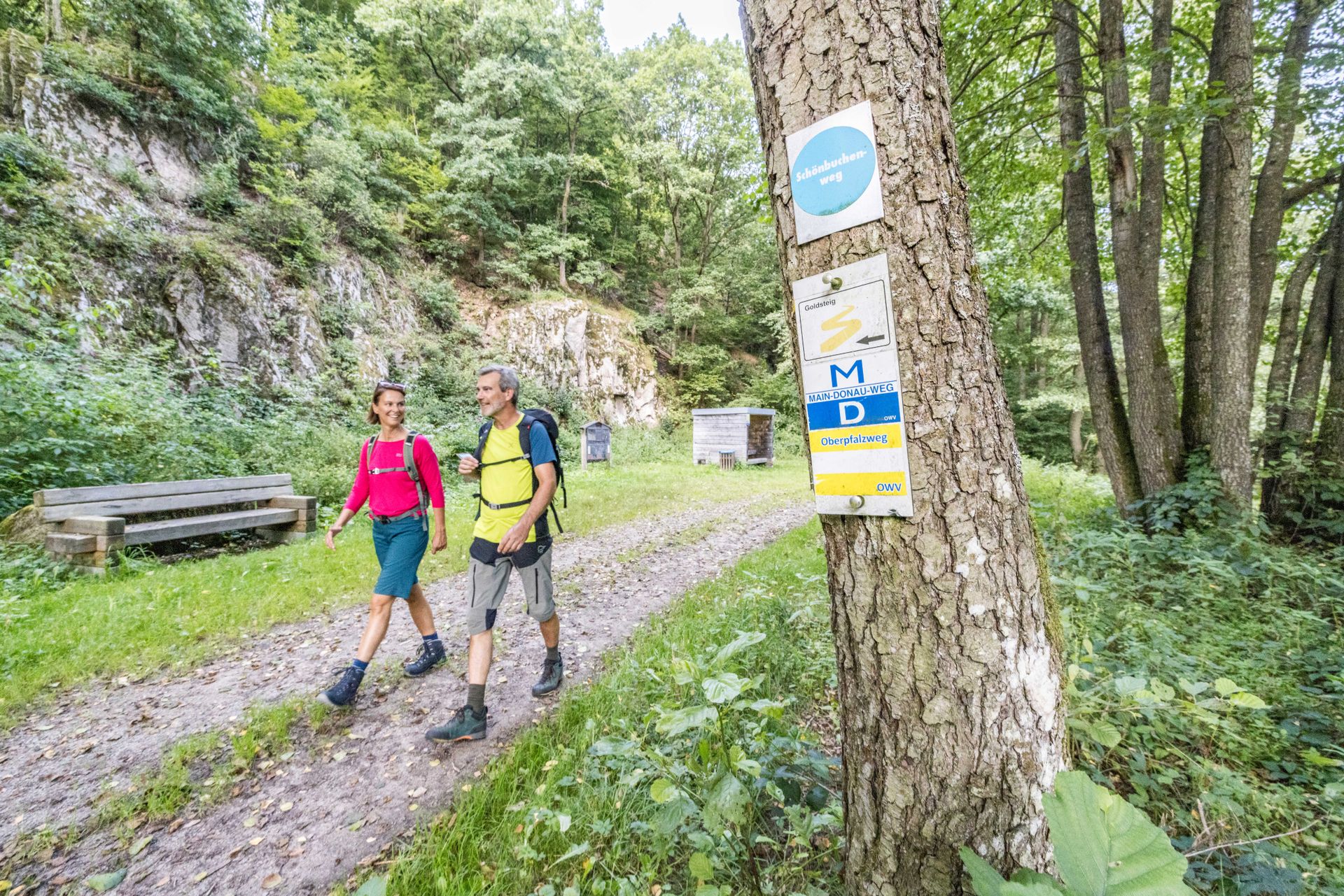 Wandern am Goldsteig an der Schwarzach