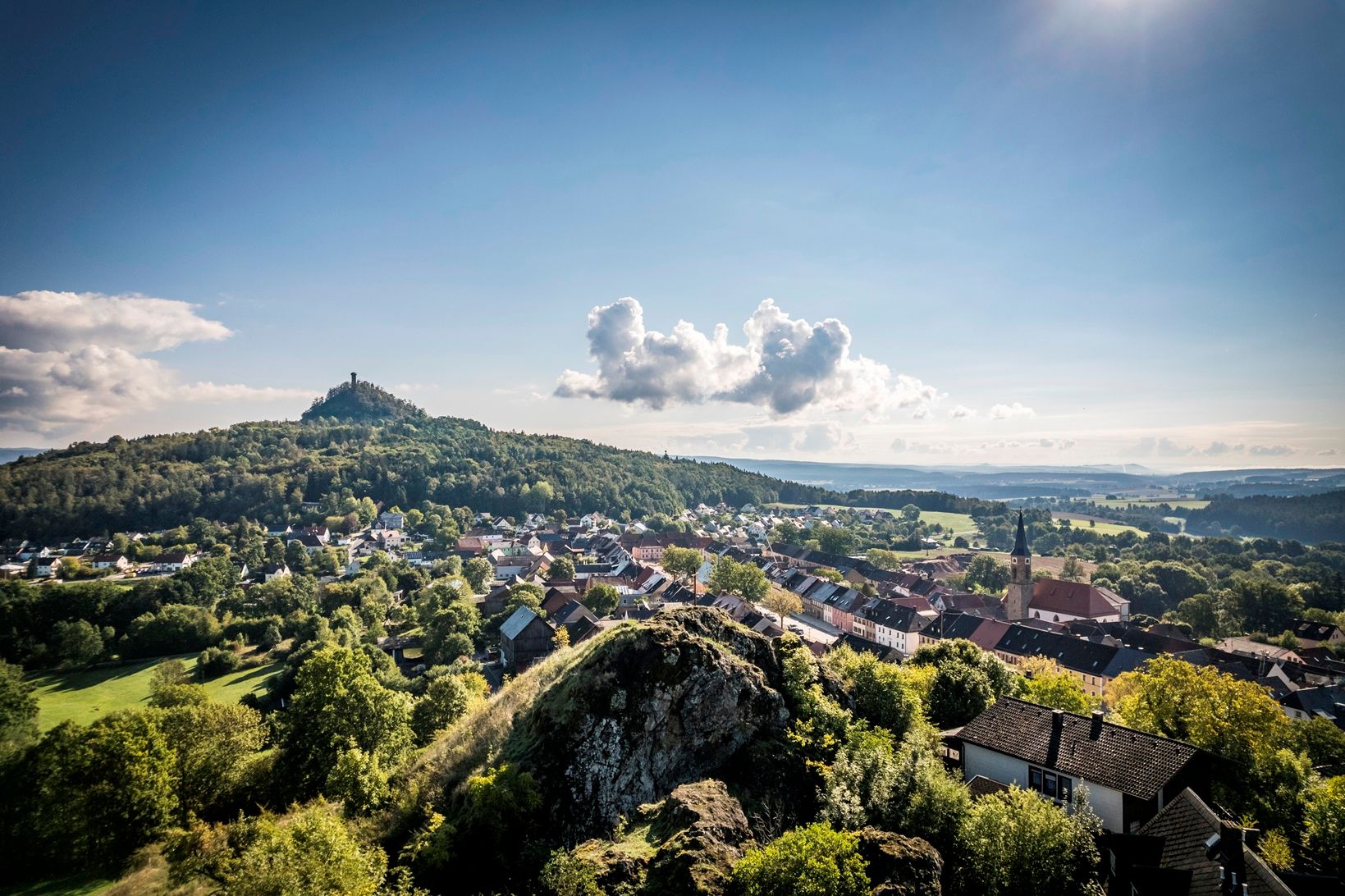 Kleiner Kulm mit Blick auf den Rauhen Kulm