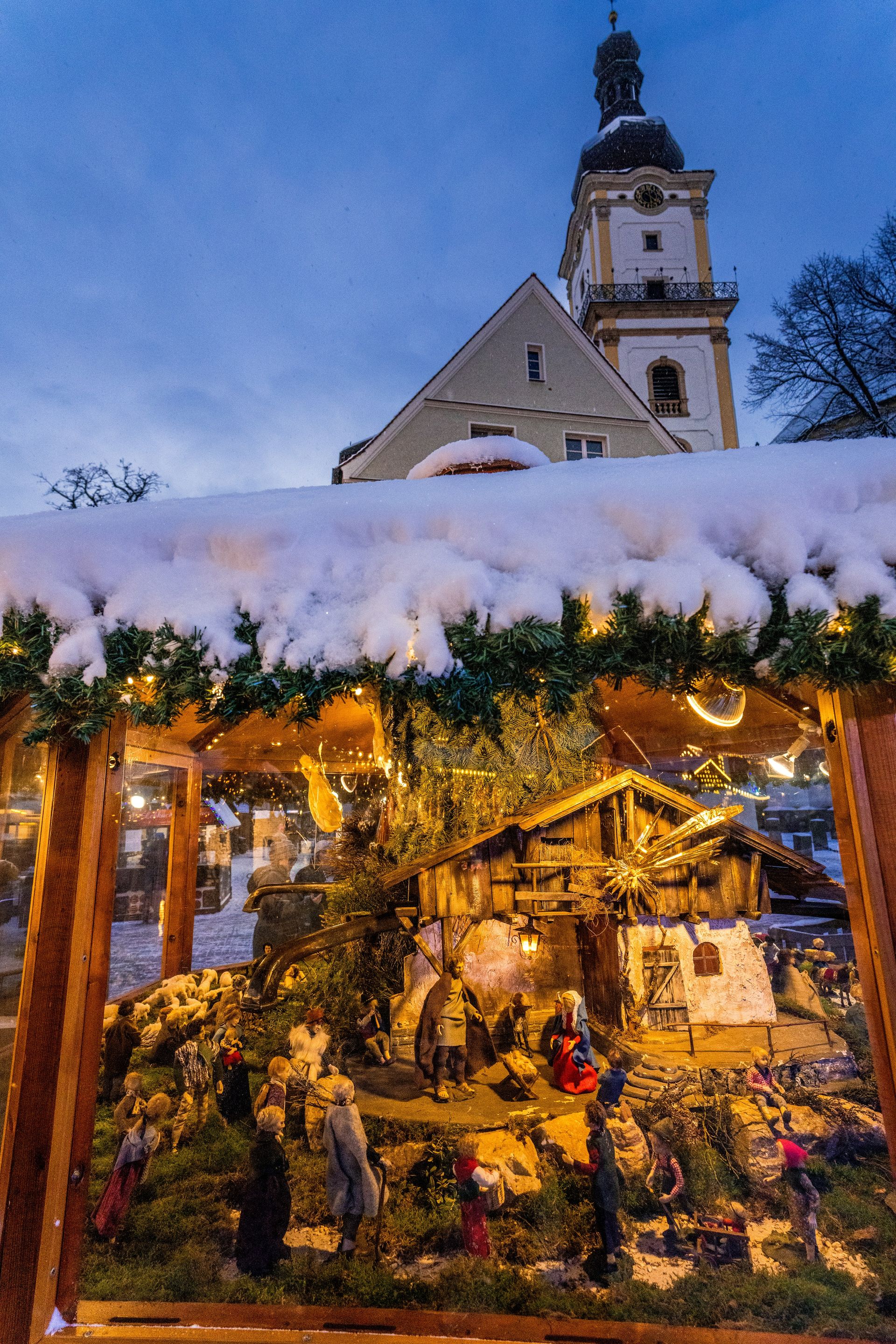 Oktogonkrippe in Weiden