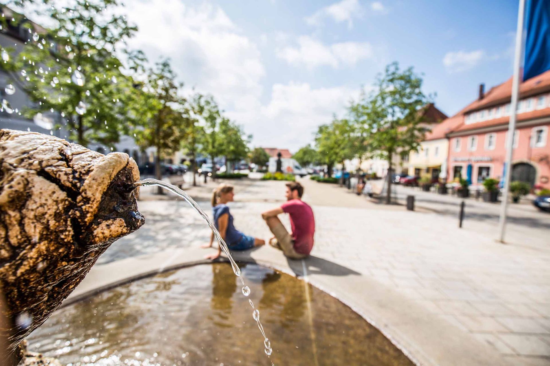 Marktplatz in Tirchenreuth