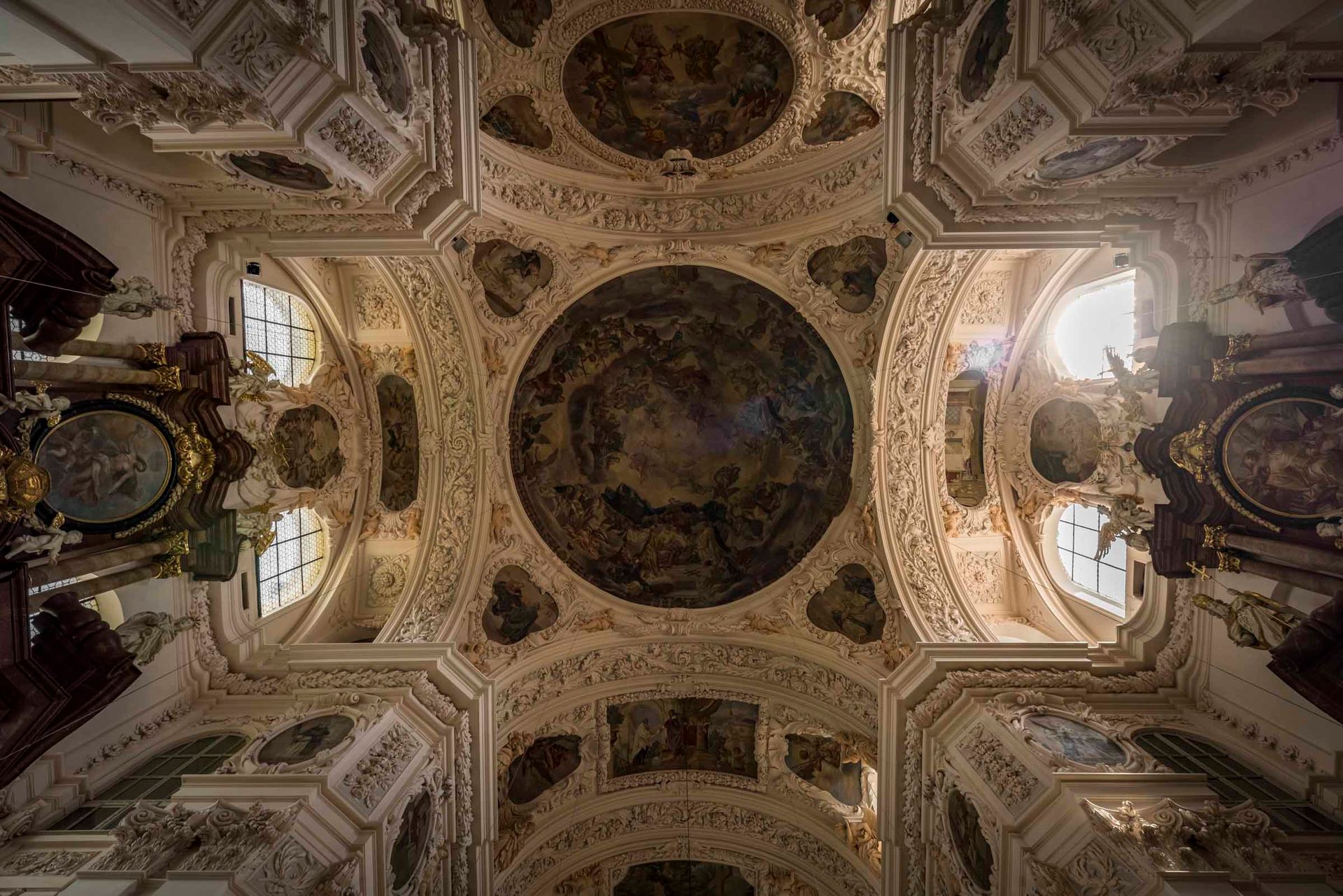 Deckenmalerei in der Stiftsbasilika Waldsassen