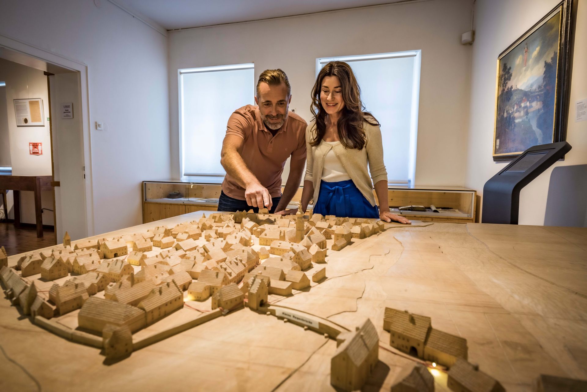 Stadtmodell im Museum Nittenau