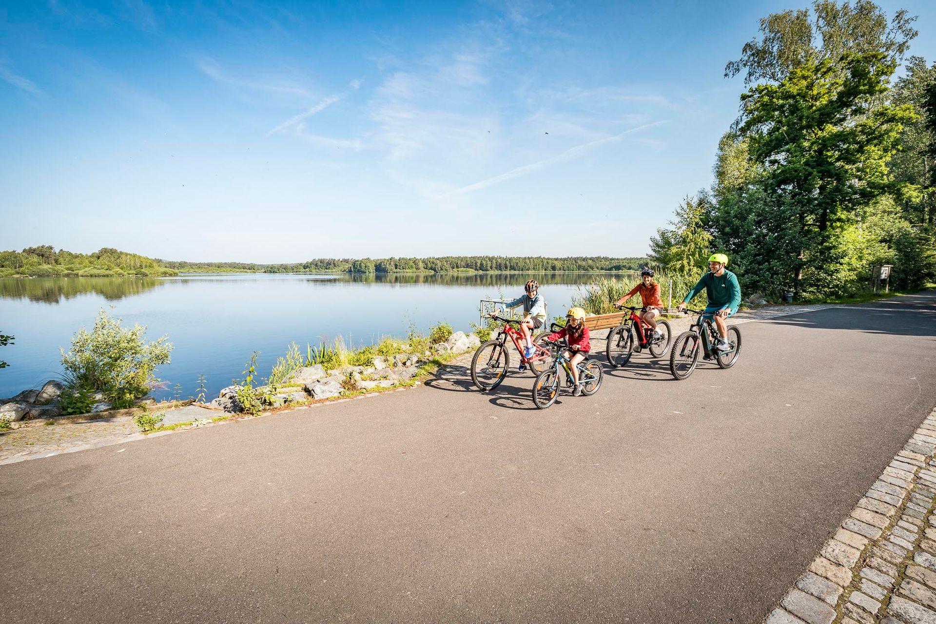 Familienradeln am Rußweiher